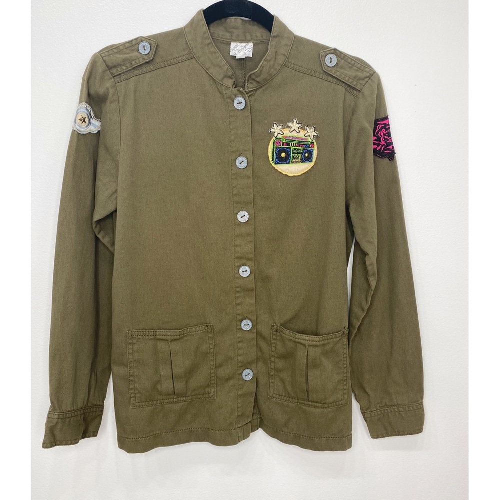 D-signed Disney army green jacket with pockets XL